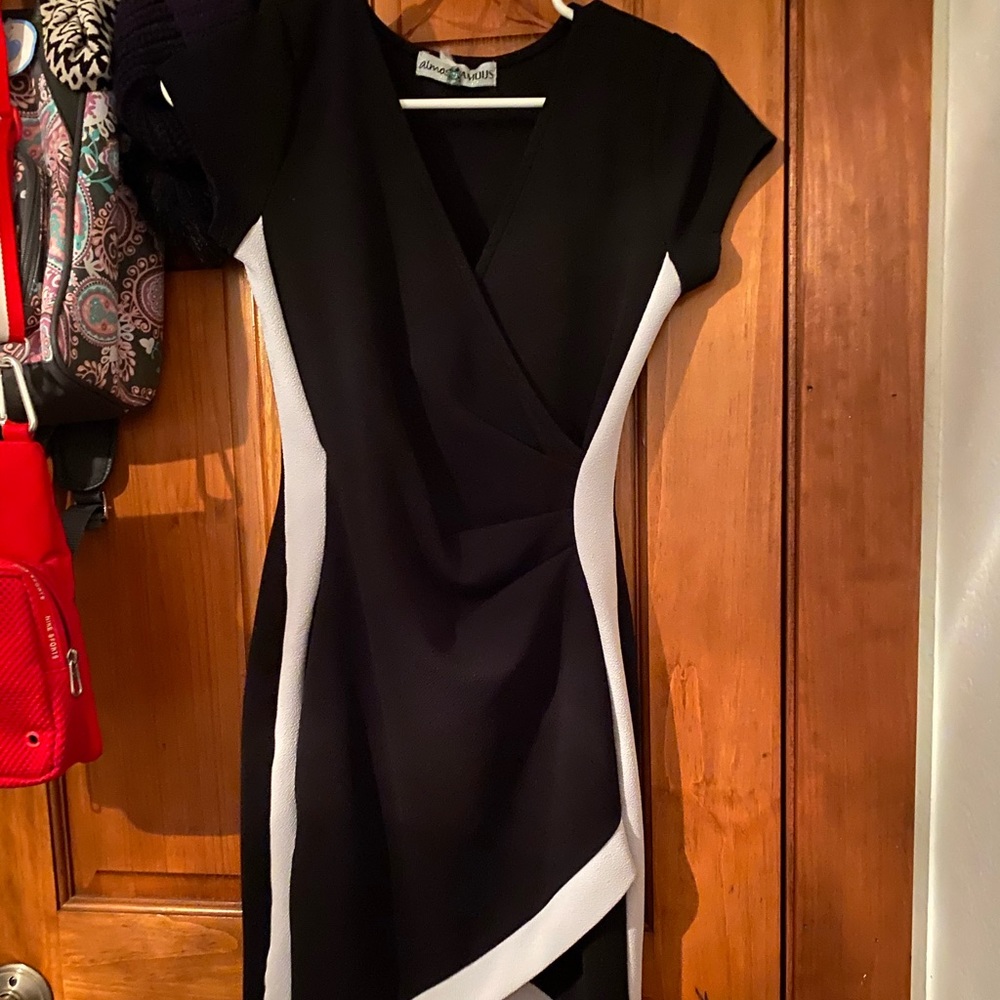 Black and white dress